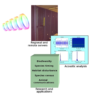 High-level view of data processing and analysis